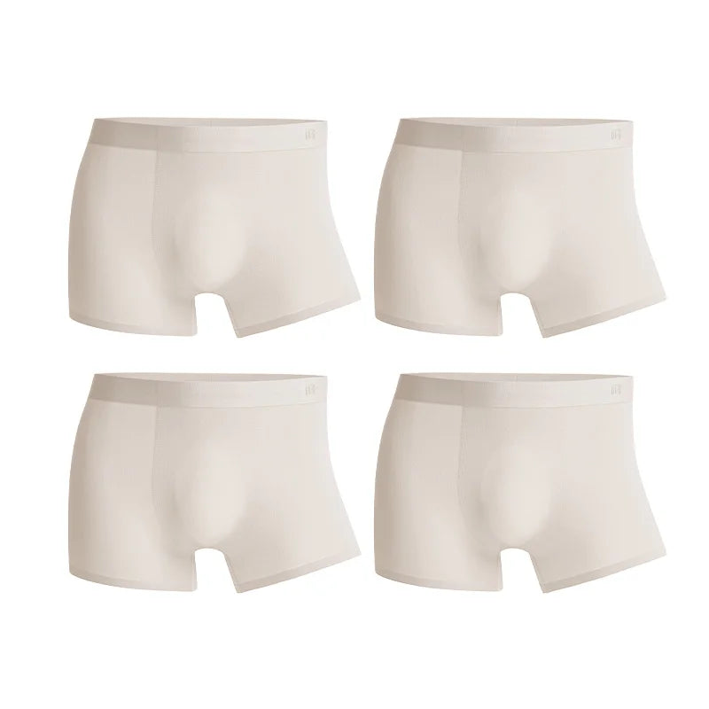 Boxers sin costuras de seda helada 4-pack MADEN