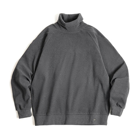 Camiseta de manga larga cálida de forro polar reversible de 280 g con cuello alto MADEN para hombre, camisa interior de otoño e invierno 2023 con cuello de tortuga