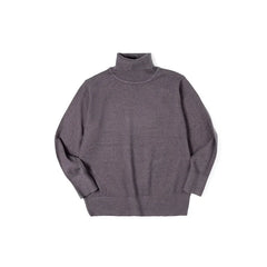 MADEN Herren Rollkragen Thermo-Pullover