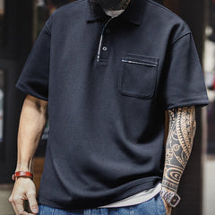 MADEN Premium Vintage Men's Polo Shirt