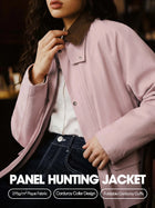 MADEN Apricot Pink Spring Autumn Short Hunting Jacket image 1 thumbnail