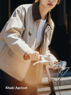 MADEN Apricot Pink Spring Autumn Short Hunting Jacket image 7 thumbnail