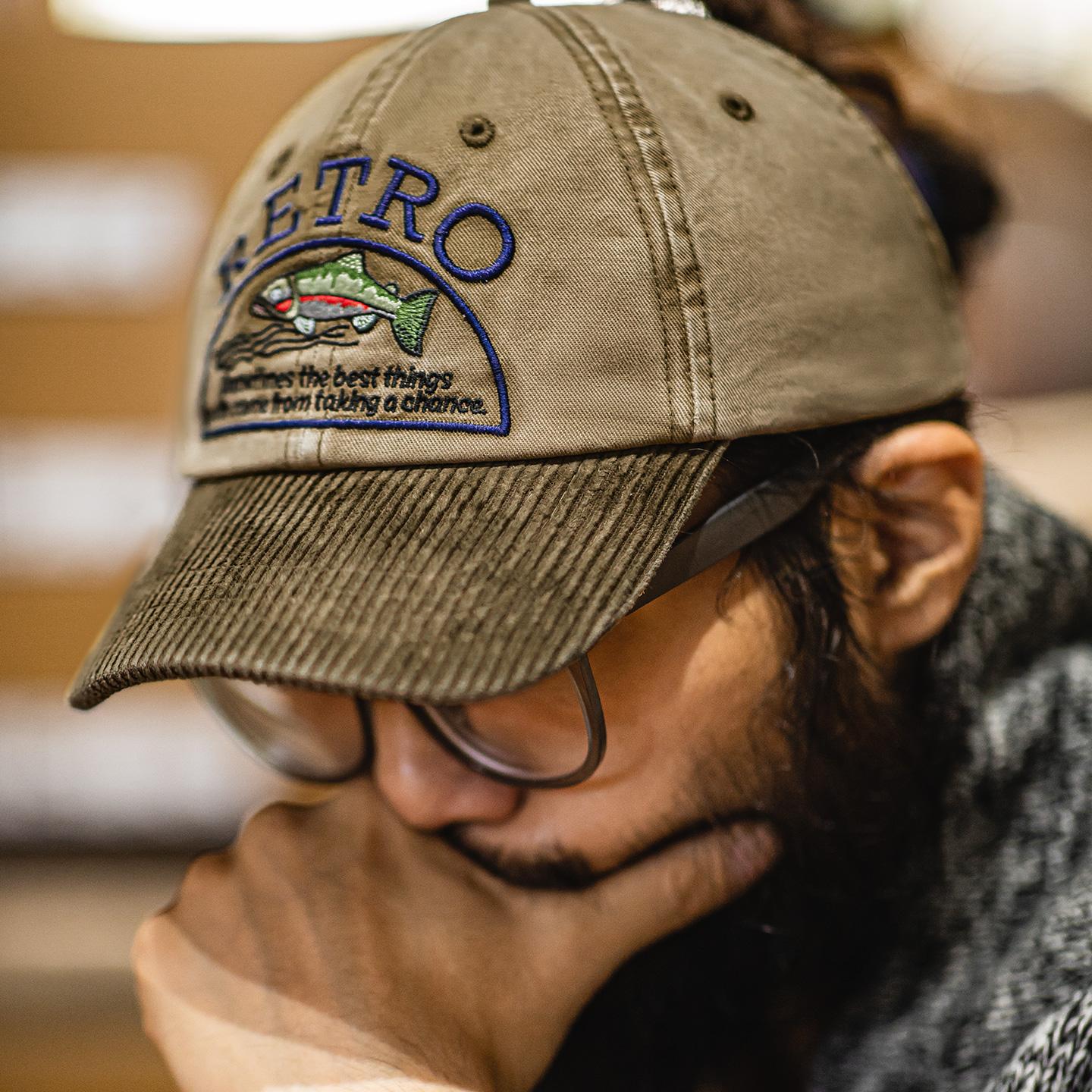 MADEN Canvas Dad Cap Corduroy Brim