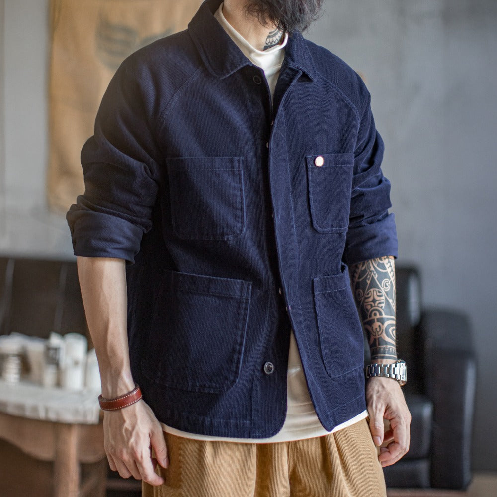 Chaqueta de pana con cuatro bolsillos MADEN