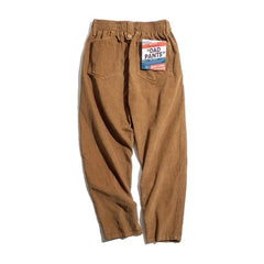 MADEN Herren Schwergewicht Baumwoll Cordhose mit geradem Bein