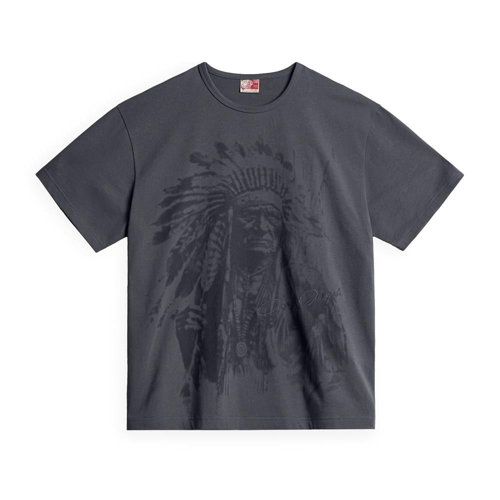 MADEN Chief Joseph Muster bedrucktes T-Shirt - 100 % Baumwolle