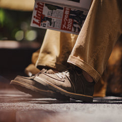 MADEN Herren Mokassin Wildleder Lederschuhe