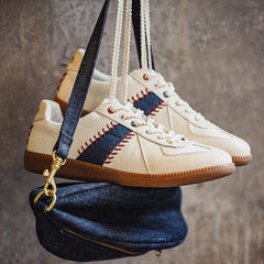 MADEN Herren Retro Wildleder Trainer mit grober Sohle
