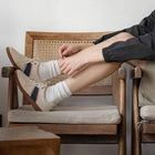 Giày sneaker da trắng tối giản retro MADEN cổ thấp thumbnail