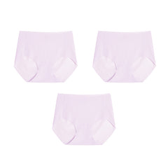 MADEN Nahtlose Atmungsaktive Baumwoll-Stretch-Slips 3er-Pack