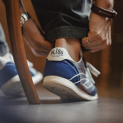 MADEN Retro-Naht-Mesh-Sneakers