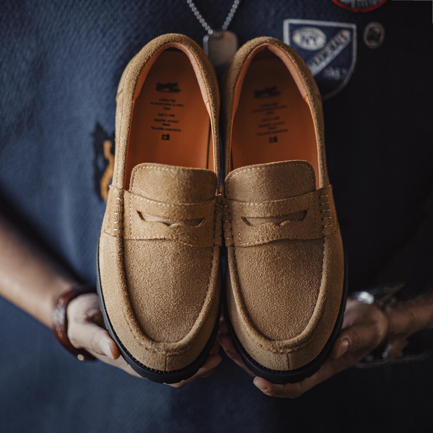 Giày Lười Da Nam MADEN Kiểu Penny Loafers