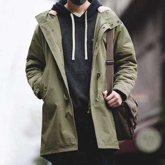 MADEN Men's Heavyweight Cotton M51 Fishtail Hooded Parka