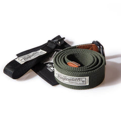 MADEN Retro Nylon Canvas Doppelring Gürtel