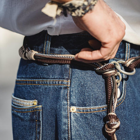 MADEN Multi-Functional Woven Belt – Outdoor Utility Waist Chain & Hanging Strap for Men and Women