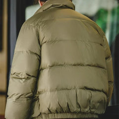 MADEN Wendbare Daunenjacke mit Stehkragen