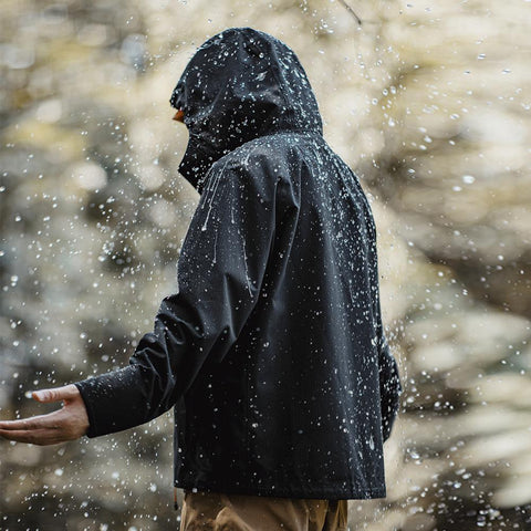 MADEN Herrenjacke Outdoor Wasserdicht Winddicht Schwergewicht 