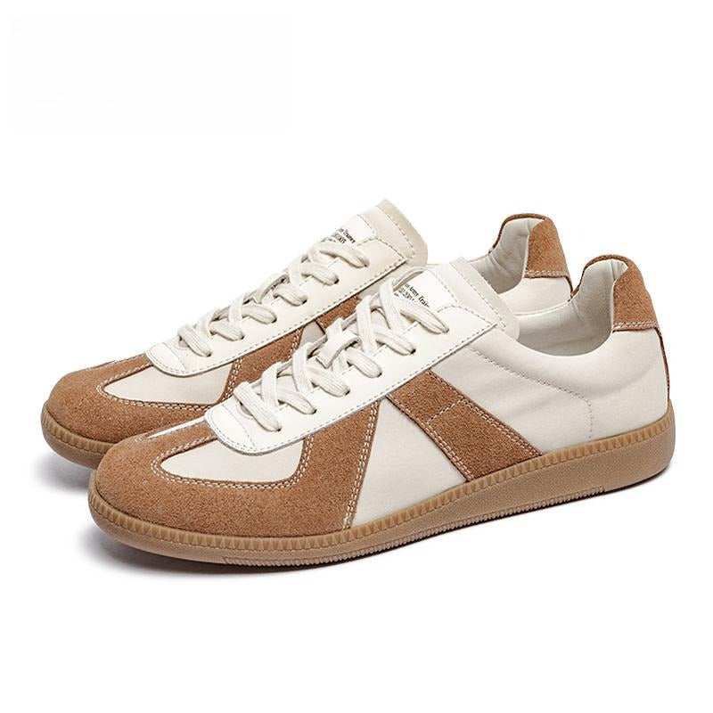 MADEN Retro Wildleder Trainer Sneaker mit dicker Sohle