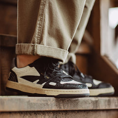 MADEN Schwarz-weiße Panda 86 Skate Sneaker