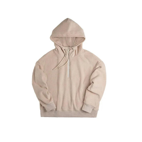 MADEN Dickes, warmes Kapuzensweatshirt für Damen, doppelseitiges Polarfleece, weiches und bequemes Oberbekleidungsstück für Herbst und Winter 