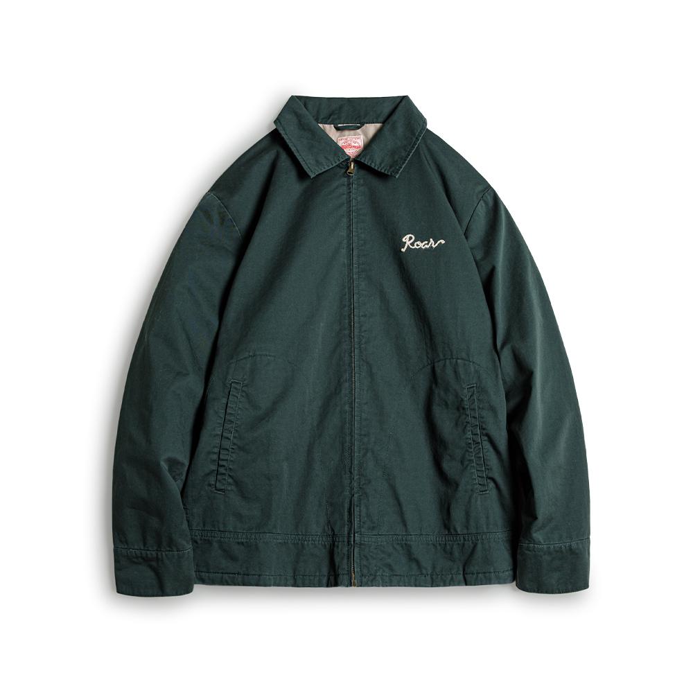 Chaqueta coach de algodón pesado bordada retro MADEN