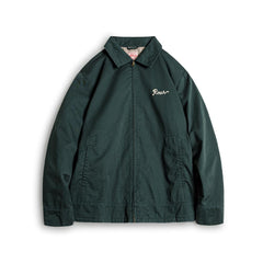 Chaqueta coach de algodón pesado bordada retro MADEN