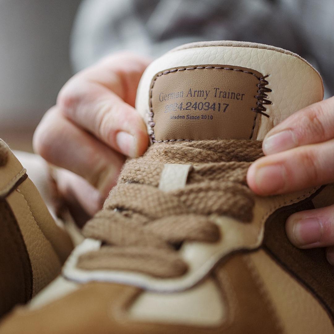 MADEN Retro Deutscher Trainer Flache Sohle Sneaker