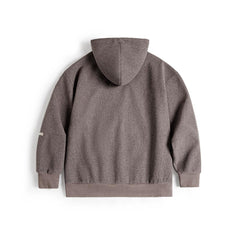MADEN Herren Schwerer Fleece-Hoodie mit überschnittenen Schultern