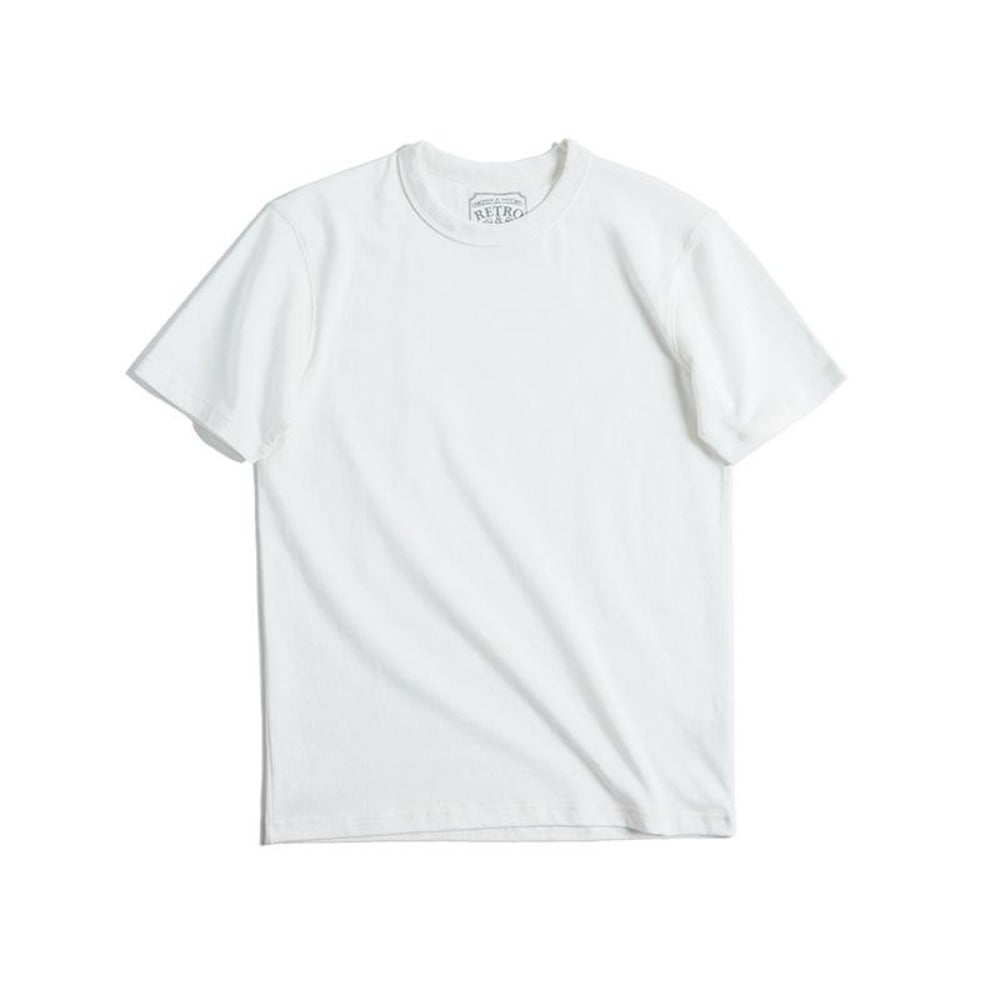 MADEN 300g Unifarbenes T-Shirt – 100 % Baumwolle