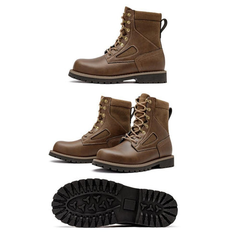 Maden High-top Desert Boots Casual Ankle Combat Boots Durable Outsole Winter Fashion Hiking Shoes Men's Tatical Shoes