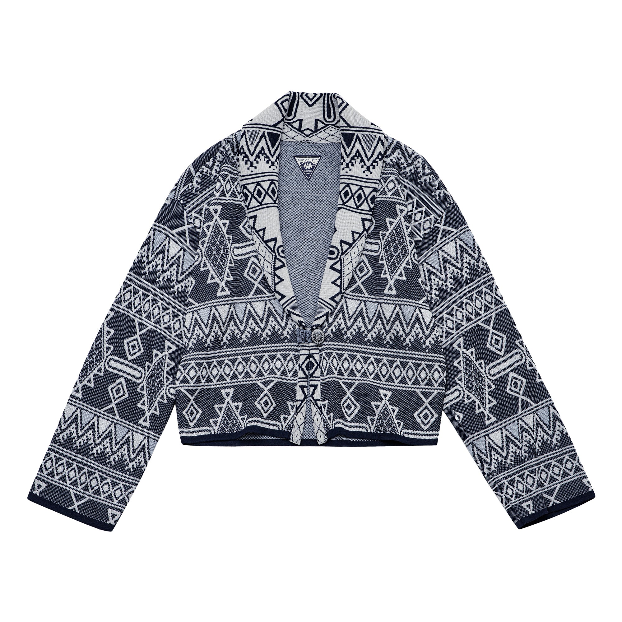 MADEN Navajo Cardigan V-Ausschnitt Pullover
