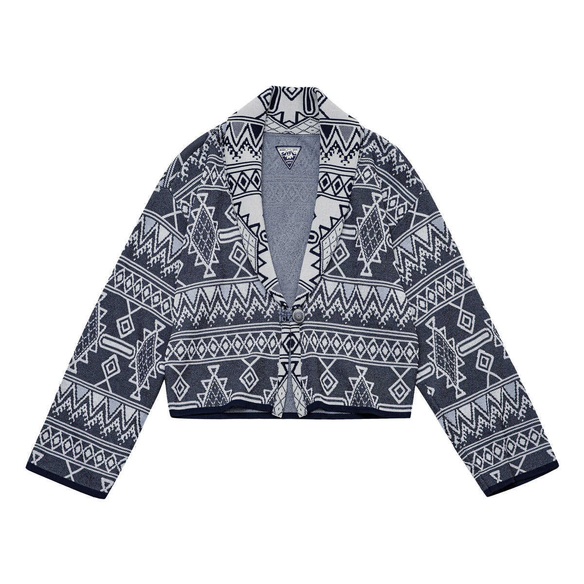 MADEN Navajo Cardigan V-Ausschnitt Pullover