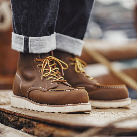 Botines MADEN Retro 875 – Cuero de Caballo Loco