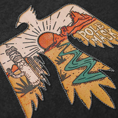 Camiseta MADEN Thunderbird con Estampado de Bordado para Hombre Algodón de Calidad Manga Corta Estilo Retro Verano Nuevo 2025