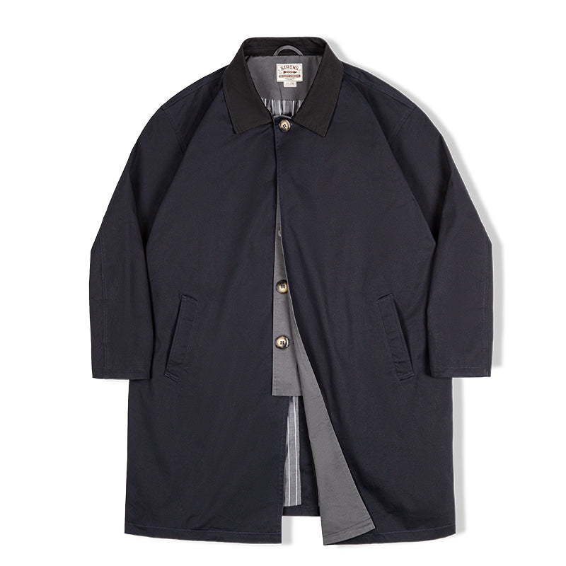 Áo khoác trench coat Balmacaan MADEN