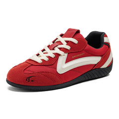 MADEN Unisex Retro Wildleder Racing Sneaker