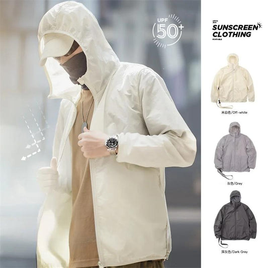 MADEN UPF 50+ ultraleichte Zip-Up-Sonnenschutzjacke