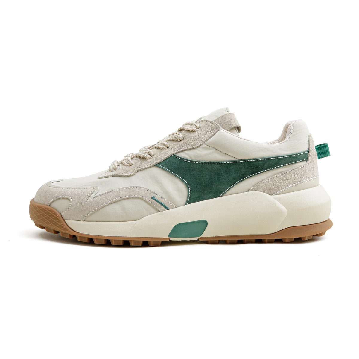 Chaussures de sport basses pour homme MADEN, en daim respirant, polyvalentes et décontractées, style rétro running. 