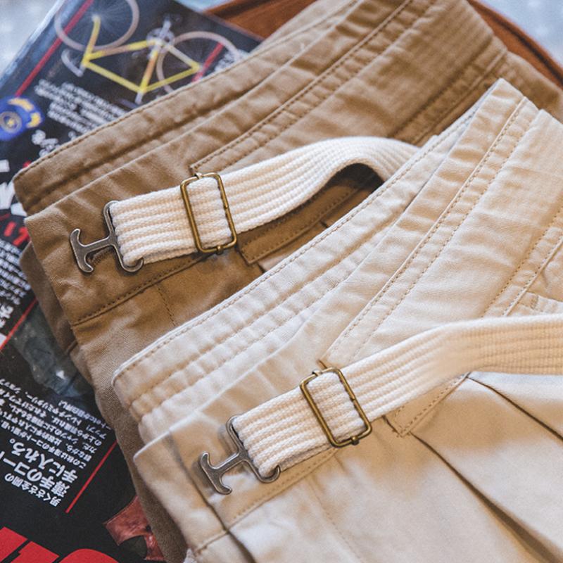 MADEN Herren-Freizeitshorts, Baumwoll-Cargoshorts, Amekaji Outdoor-Shorts 
