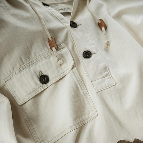 Maden Herren Kapuzenjacke, lässig, Oversize, Streetwear, Hoodie-Sweatshirt mit Kordelzug, Hip-Hop-Mantel, locker 