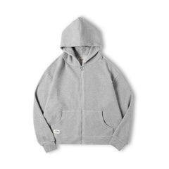 MADEN Schwerer Waffelstrick Kapuzenpullover Sweatshirt