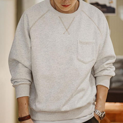 Sudadera informal Maden para hombre con forro polar grueso para deportes