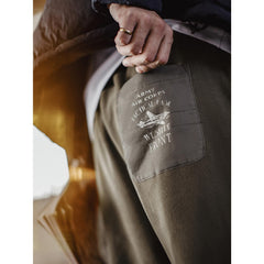 MADEN Schwer Gefütterte Fleece Cargo-Sweathose