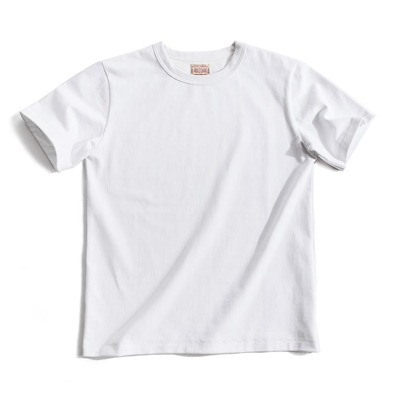 MADEN Schweres 400g Baumwoll-T-Shirt mit Rundhalsausschnitt