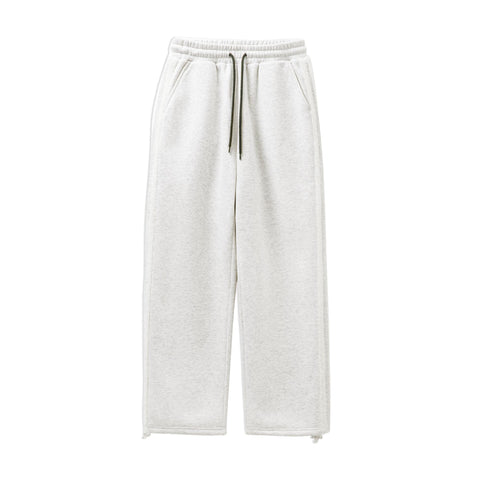 MADEN Women Casual Striped Sweatpants Loose-fit Fleece-Lined Joggers Fall Winter Tapered Warm Winter Pants Uncle Fu Brand