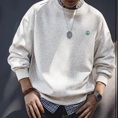 Sudadera con capucha de ajuste holgado y peso pesado estilo retro Maden
