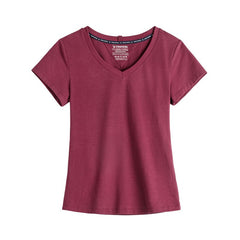 MADEN Damen V-Ausschnitt Slim Fit Strickshirt