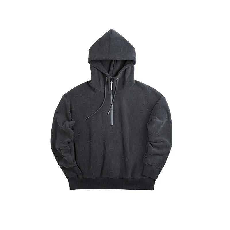 MADEN Dickes, warmes Kapuzensweatshirt für Damen, doppelseitiges Polarfleece, weiches und bequemes Oberbekleidungsstück für Herbst und Winter 