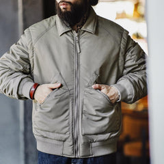 Áo khoác bomber bay nylon đệm MADEN CWU-45P cho nam