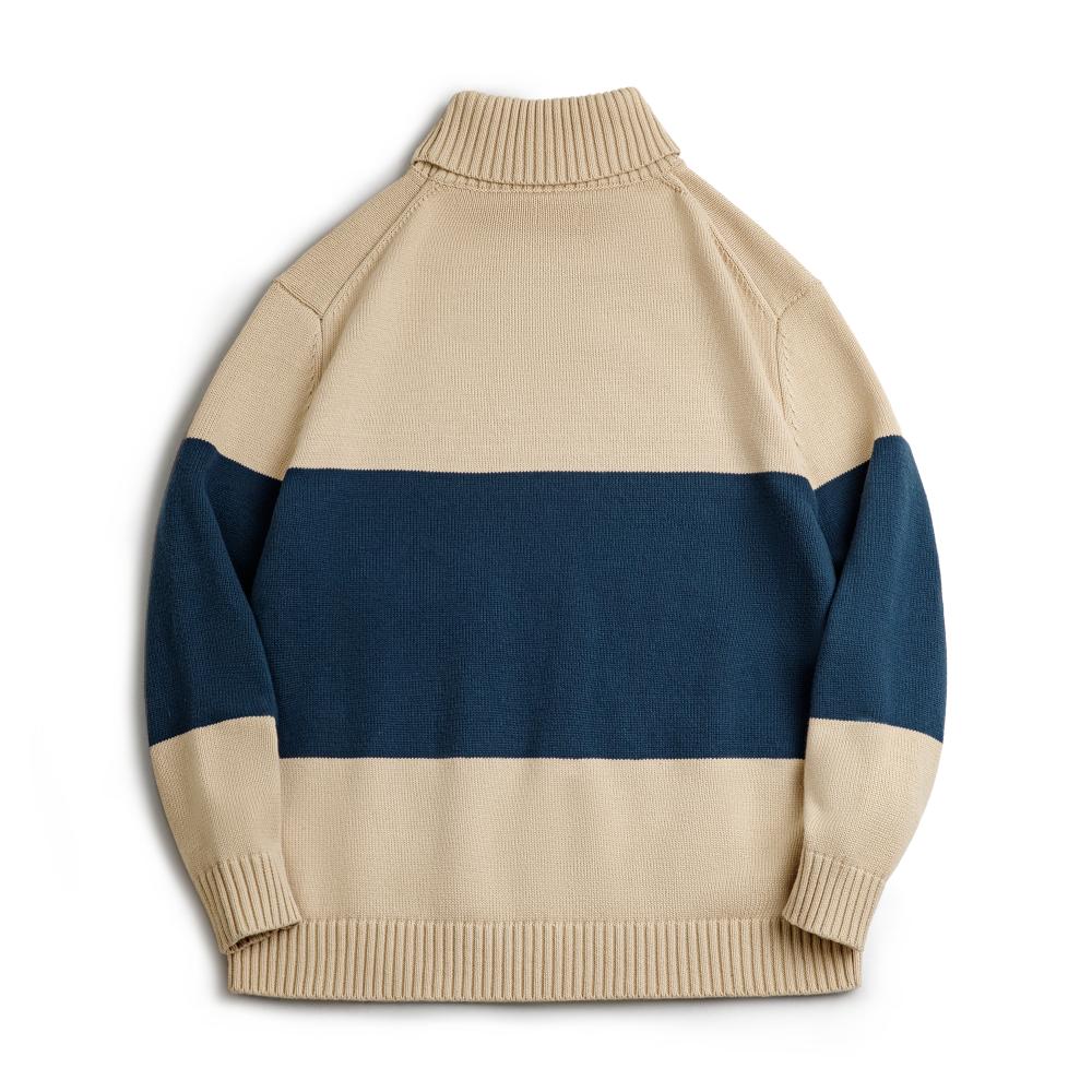 Veste pull vintage Maden - Modèle en maille épaisse 